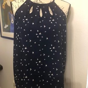 New Condition Navy Lightweight /spring summer S blouse